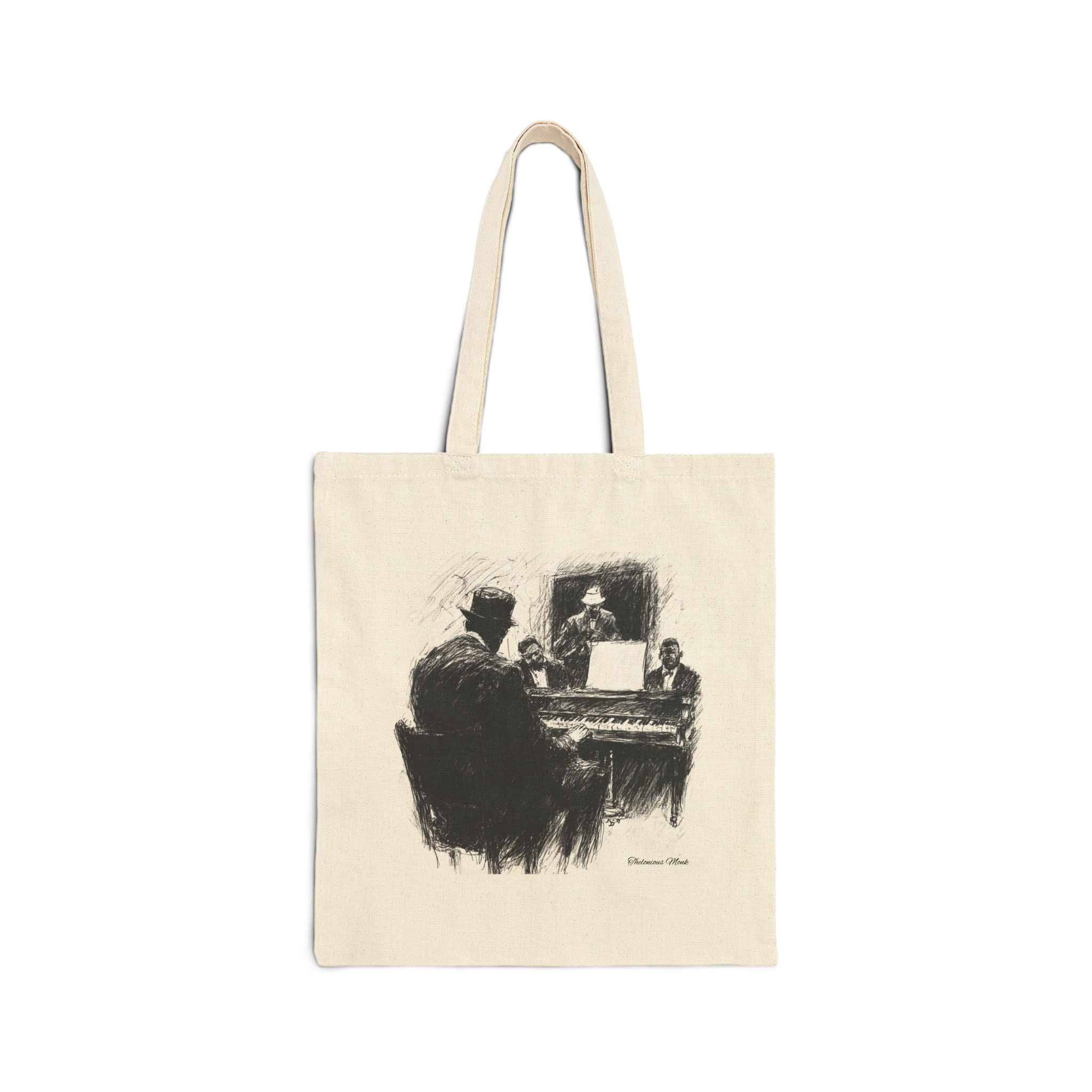 Monk Canvas Tote Bag