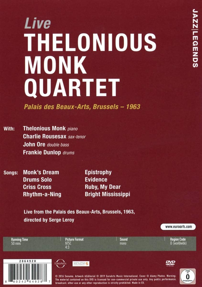 Thelonious Monk Quartet [DVD]