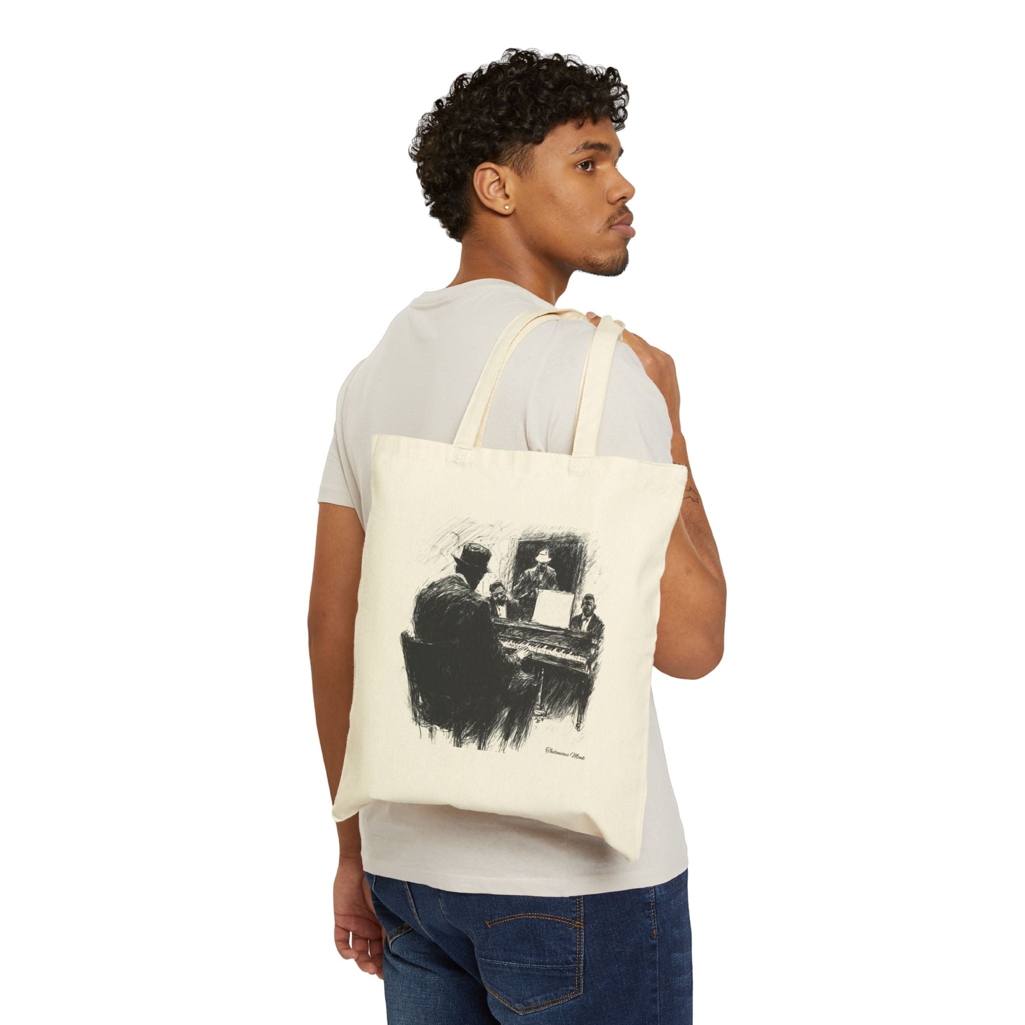 Monk Canvas Tote Bag