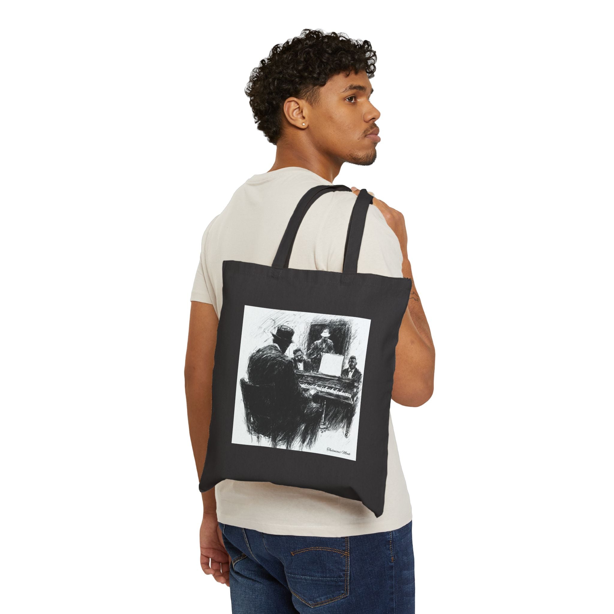 Monk Canvas Tote Bag