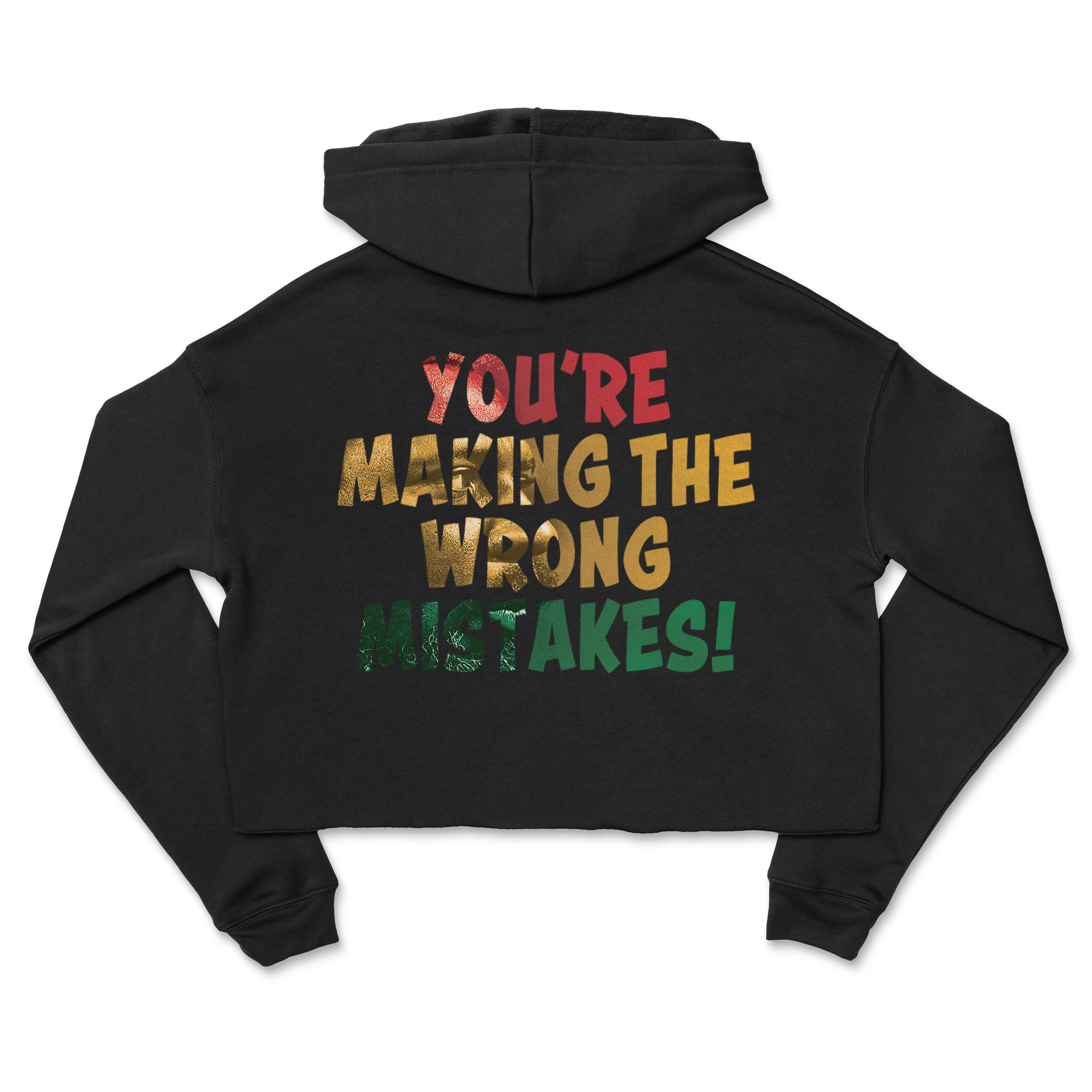 BHM x WRONG MISTAKES x CROP HOODIE